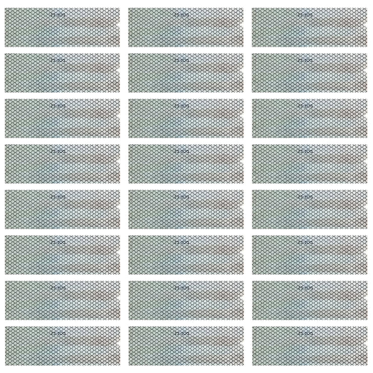White DOT Reflectors | DOT Reflective Tape Strips Conspicuity | 2" x 6"