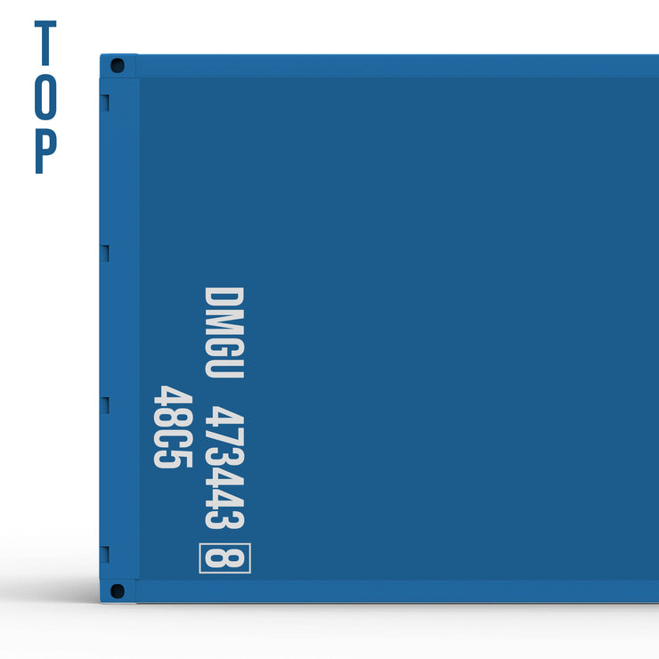 Top Custom Shipping Container Number Decal Sticker Lettering 2 Lines o ...