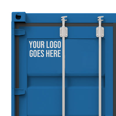 shipping container logo decal 