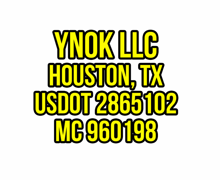 Custom Order For YNOK LLC