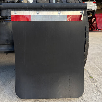 Semi-Truck Mud-Flaps | Blanks | Black Semi-Truck Mud Flaps | 2-Pack