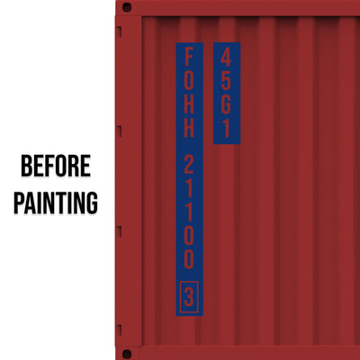 shipping container stencils