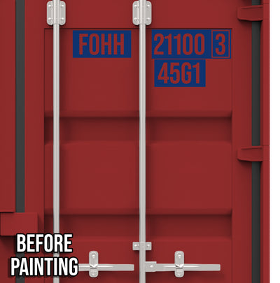 shipping container stencil