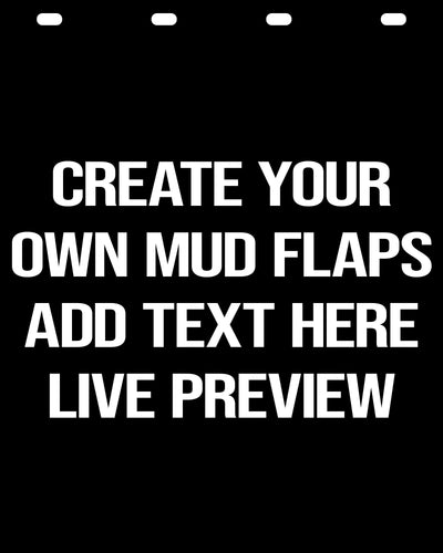 create your own mud flaps