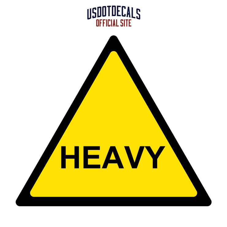 Heavy Mail Label HEAVY Shipping Container Label Decal Sticker – USDOT Decals