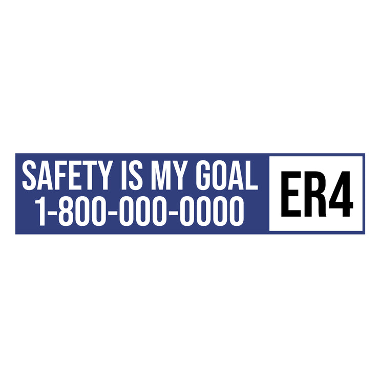 Safety Is My Goal Decal Sticker for Businesses