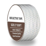 dot white reflective tape roll