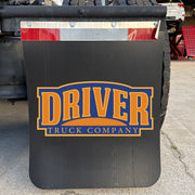 custom semi truck logo mud flaps