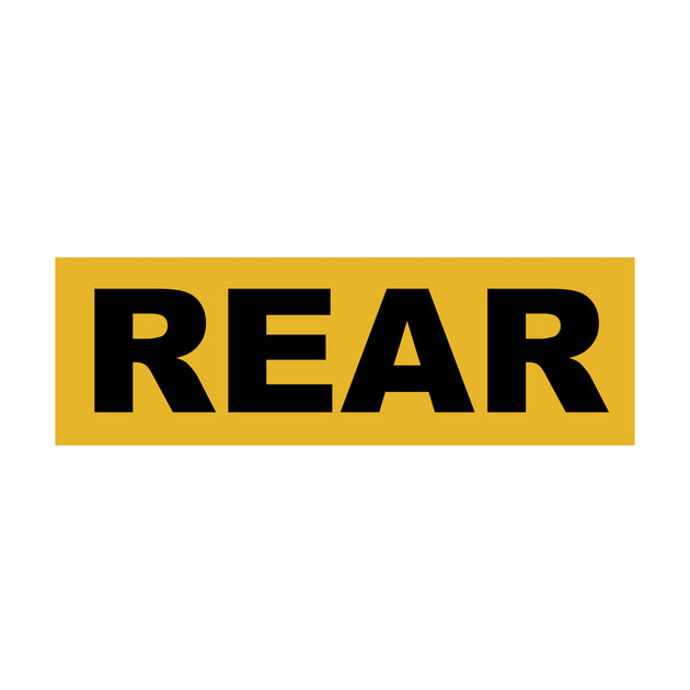 REAR Shipping Container Label Sticker Decal – USDOT Decals