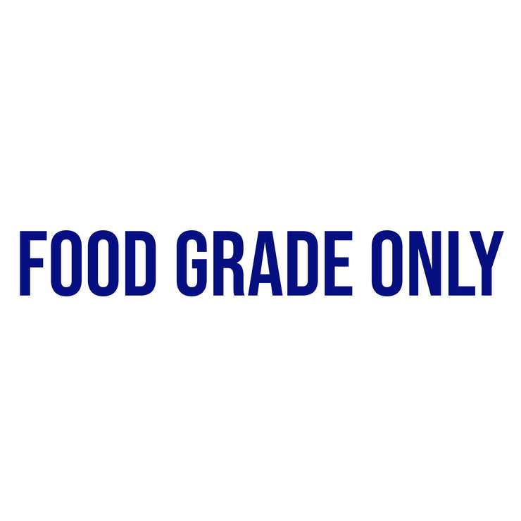 Food Grade Only Vinyl Decal Sticker For Tanker Compliance