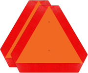 Slow Moving Vehicle Reflective Triangle | Vinyl Decal or Aluminum Grade Material