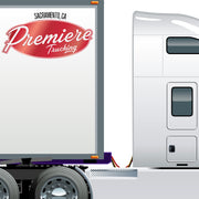 semi trailer box decal logo