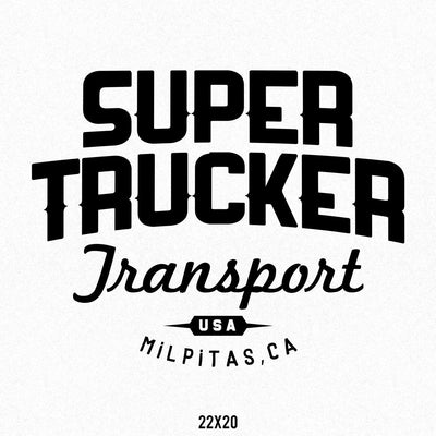 company name decal for transportation
