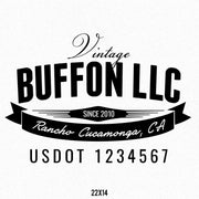 vintage company name with location and usdot number