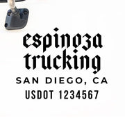 Business Name Truck Door Decal