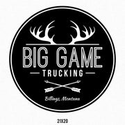 Company name decal with antlers 