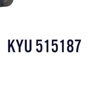 KYU Number Decal Sticker