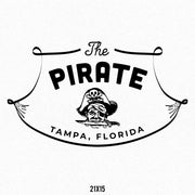 Pirate company name decal for business