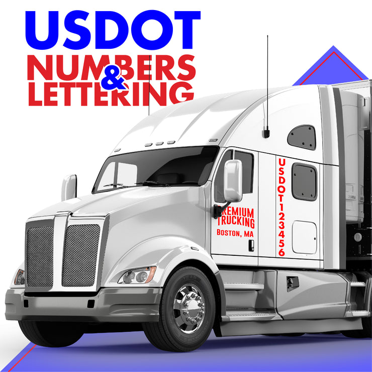 usdot number lettering