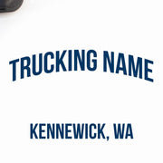 Company Name Truck Decal with Location
