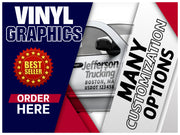 vinyl graphics for truck doors usdot decal stickers