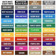 Company Name Truck Door Decal, USDOT, (Set of 2)