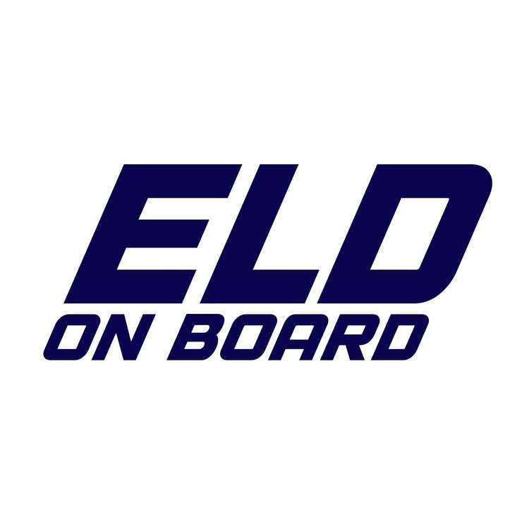 ELD on board truck decal sticker