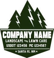 lawncare and landscape style usdot decal