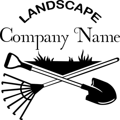 lawncare and landscape style decal