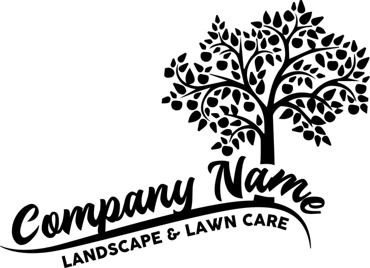 lawncare and landscape style decal