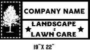 Lawn Care & Landscape Style Truck Decal (Set of 2)