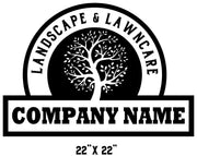 Lawn Care & Landscape Style Truck Decal (Set of 2)