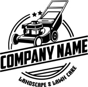 lawncare and landscape style decal