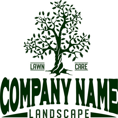 lawncare and landscape style decal