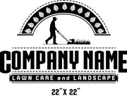 Lawn Care & Landscape Style Truck Decal (Set of 2)