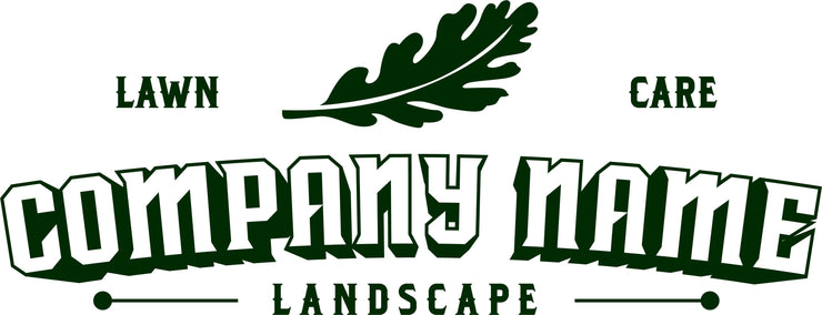 lawncare and landscape style decal