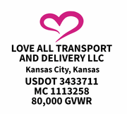 Custom Order for Love All Transport and Delivery LLC 2