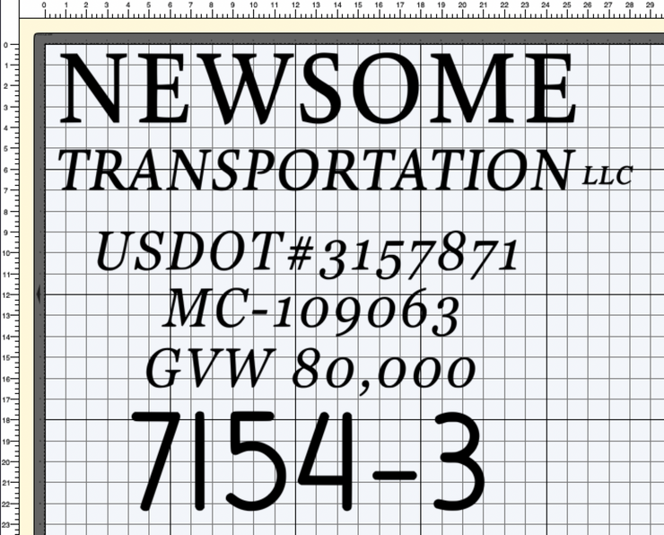 2021 Custom Order for Newsome