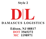 Custom Order for Damascus Logistics