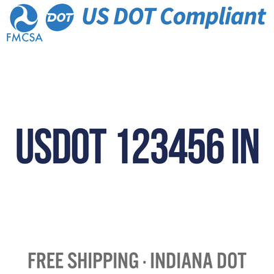 usdot decal in indiana