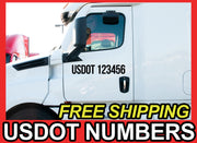 usdot numbers decal sticker