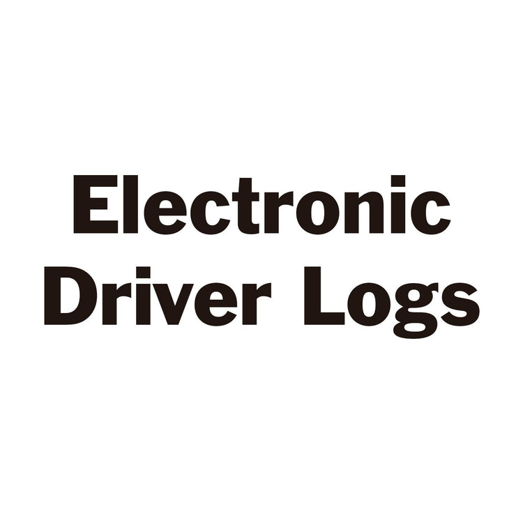 electronic driver logs decal sticker