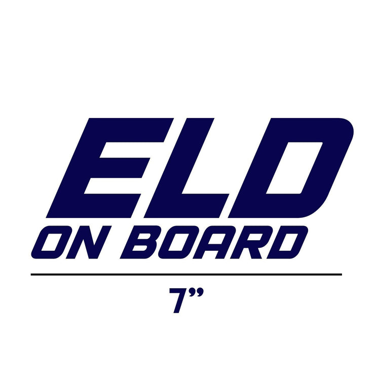 ELD Electronic Driver Logs Decal