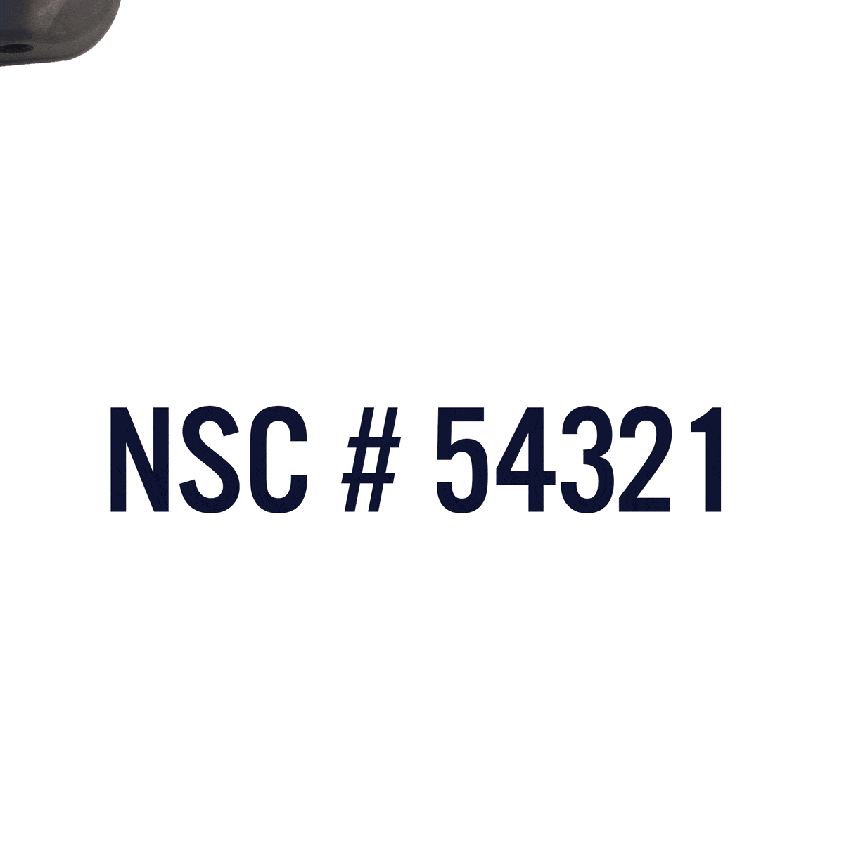 NSC Number Decal, (Set of 2) – USDOT Decals