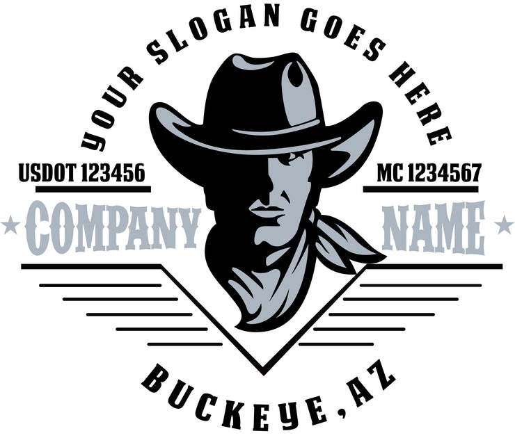 Outlaw Truck Door Decal