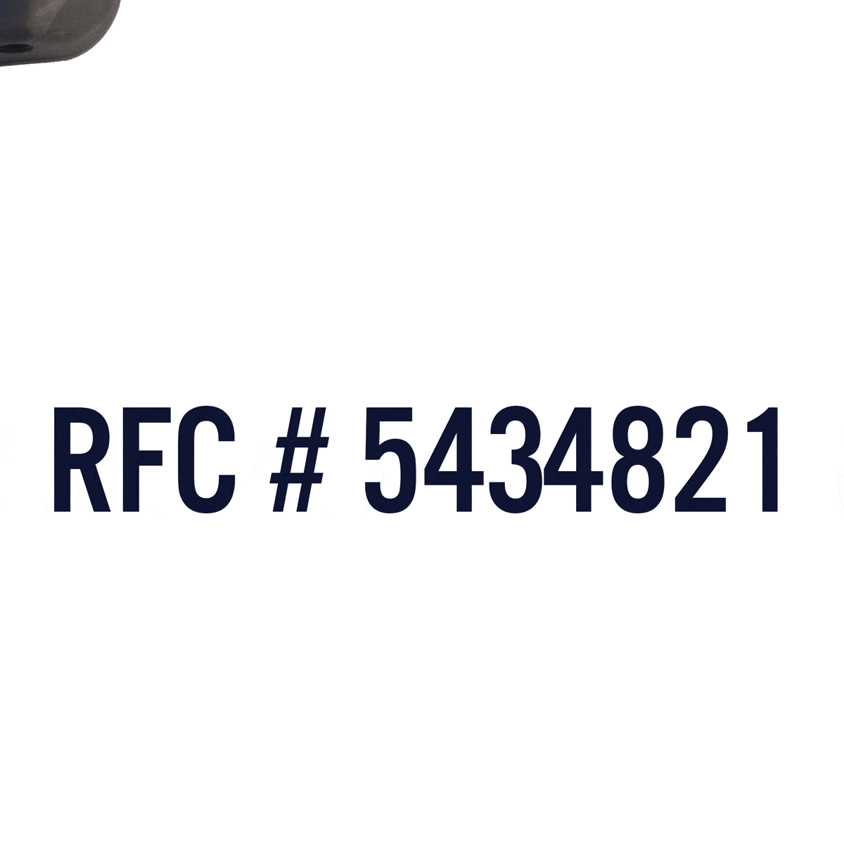 RFC Number Decal, (Set of 2) – USDOT Decals