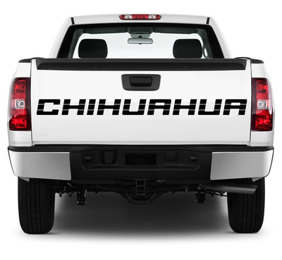 tailgate truck lettering decal