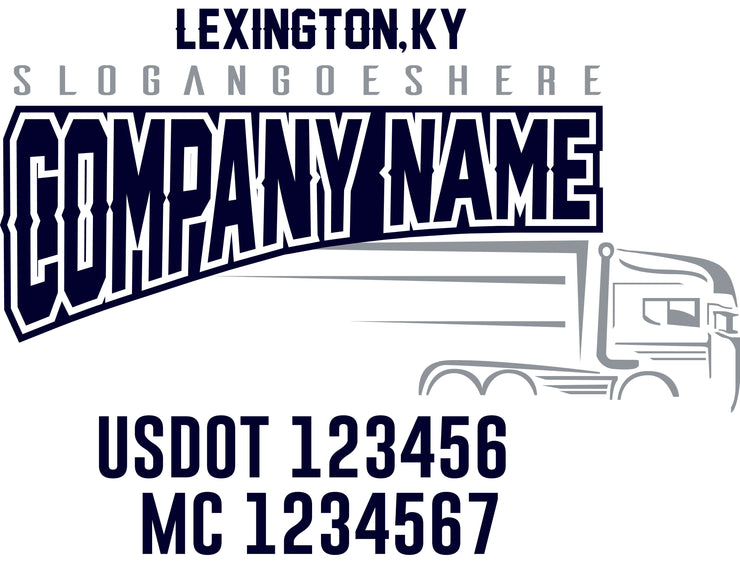 Transportation style decal