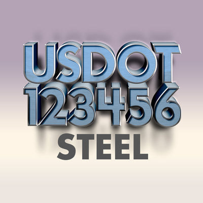 usdot decal sticker steel