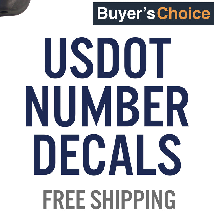 usdot number decal stickers